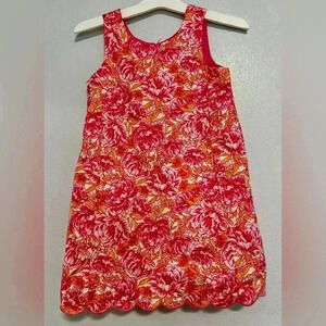 Tommy Bahama Girls Size 6 floral flower Shift Dress